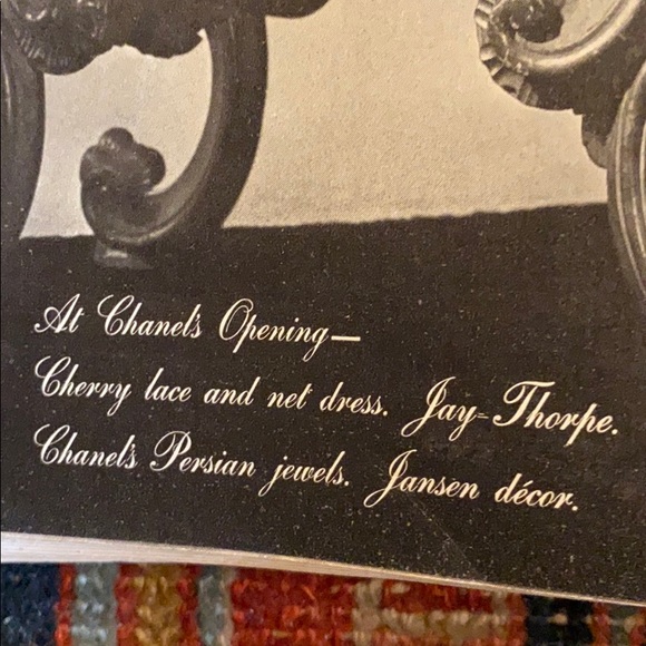 Rare 1939 VOGUE Magazine COCO CHANEL PARIS Opening ⭐️⭐️⭐️⭐️⭐️ - Picture 13 of 15